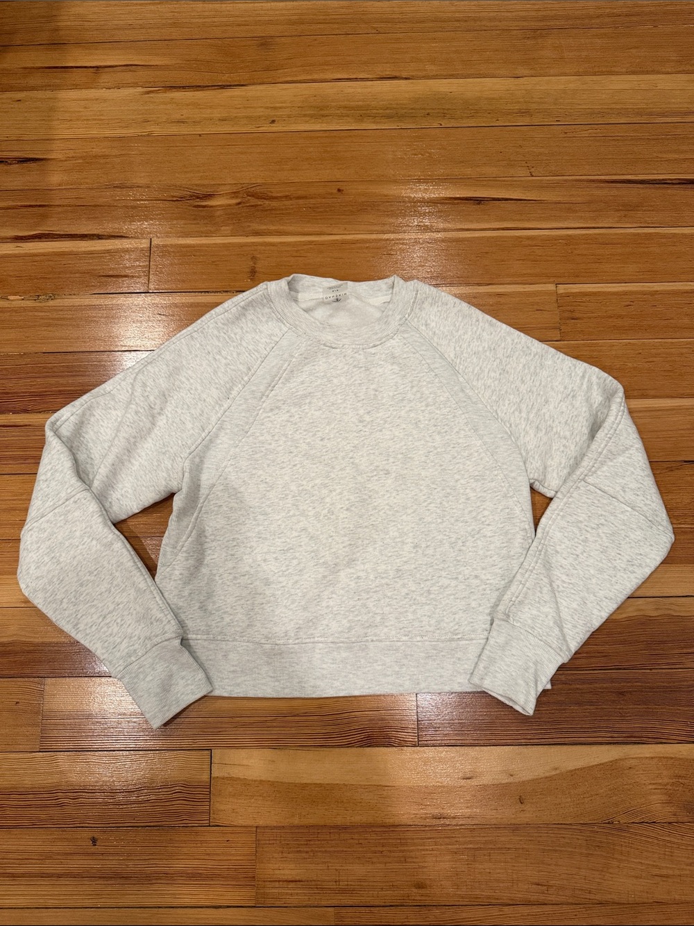 Danskin Light Heather Gray Crewneck Sweatshirt